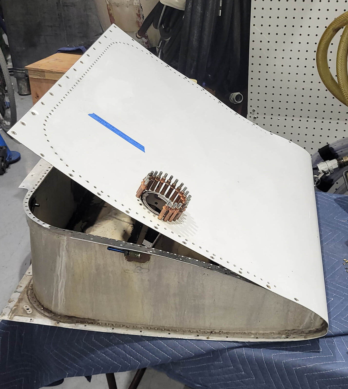 Piper Saratoga fuel tank required a filler neck replacement