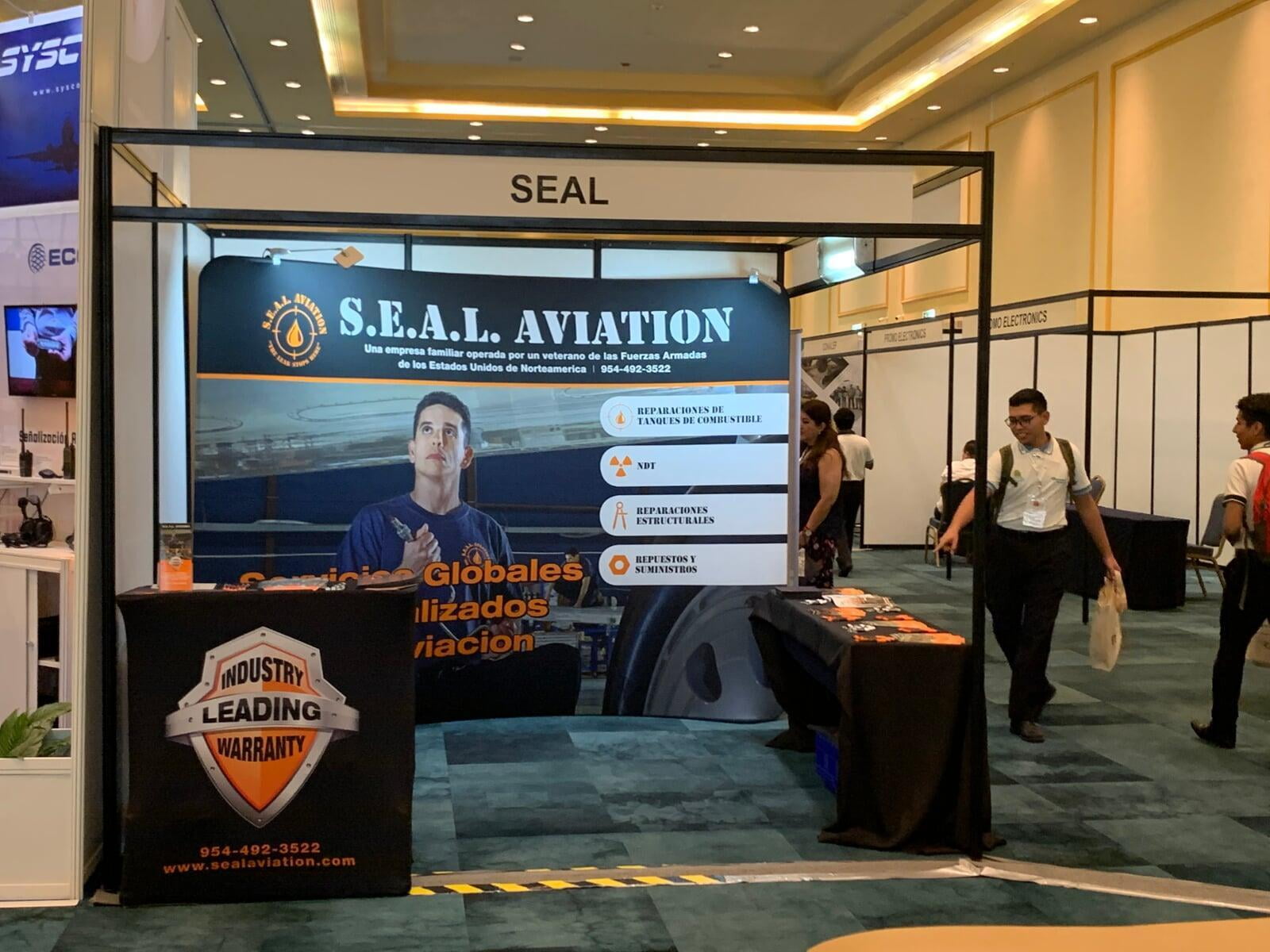 SEAL Aviation booth convention
