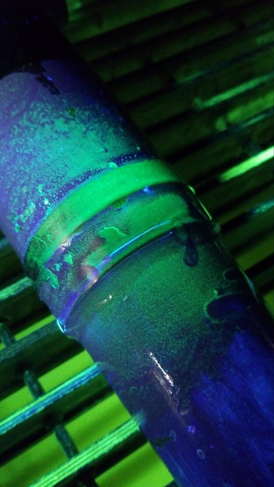 NDT Dye Penetrant PT inspection