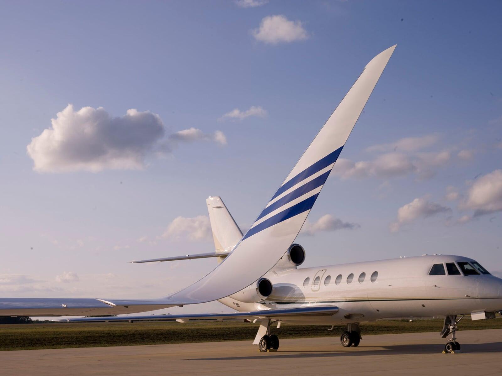 API Winglets installed on a Dassault Falcon 2000