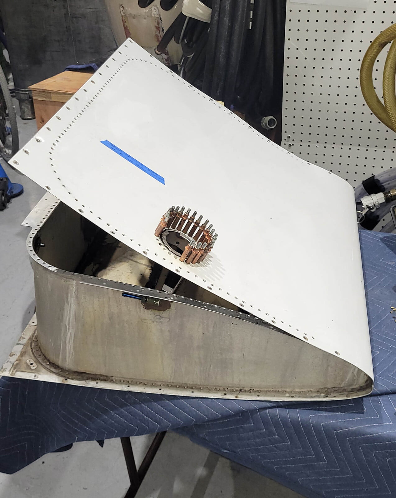 Piper Saratoga fuel tank required a filler neck replacement