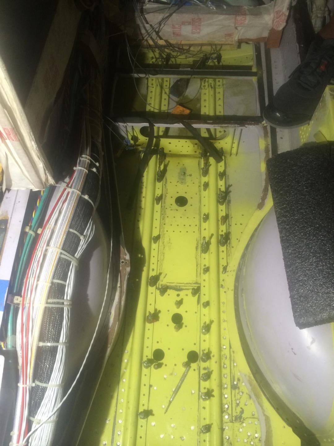 Fuselage corrosion repair from lavatory spillage