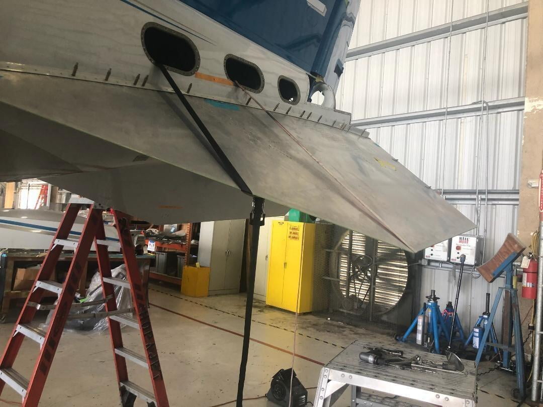 Lear 60 Delta Fin Replacement