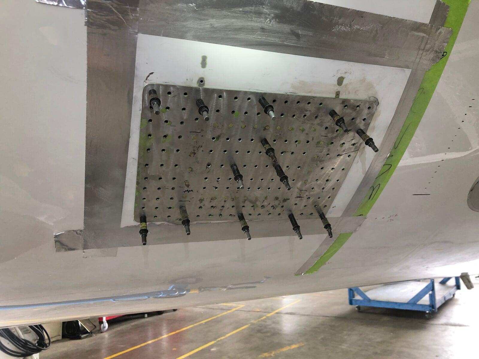 Embraer ERJ-145 skin repair