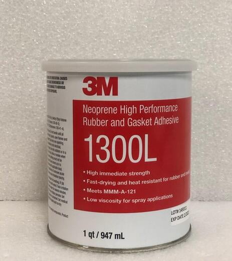 3M 1300L 1 qt Neoprene High Performance Rubber Gasket Adhesive